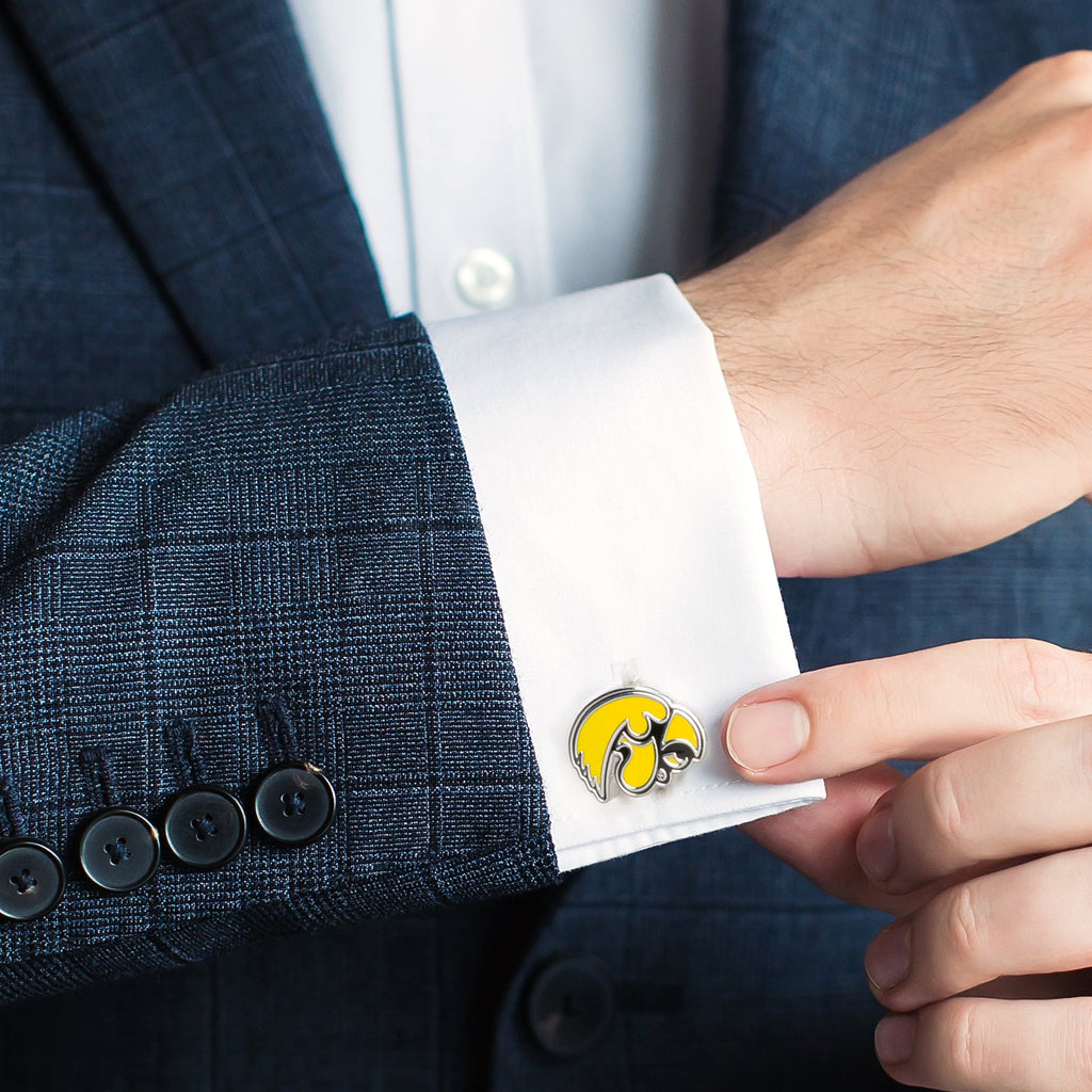 NCAA University of Iowa Hawkeyes Cufflinks
