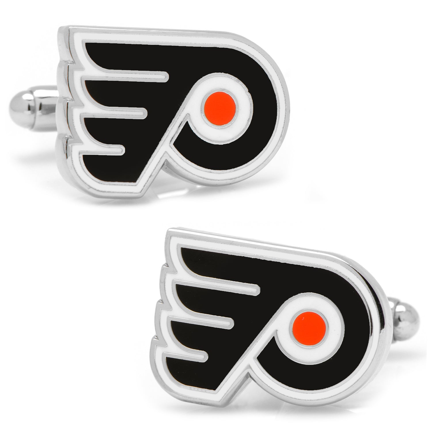 NHL Philadelphia Flyers Silver Cufflinks