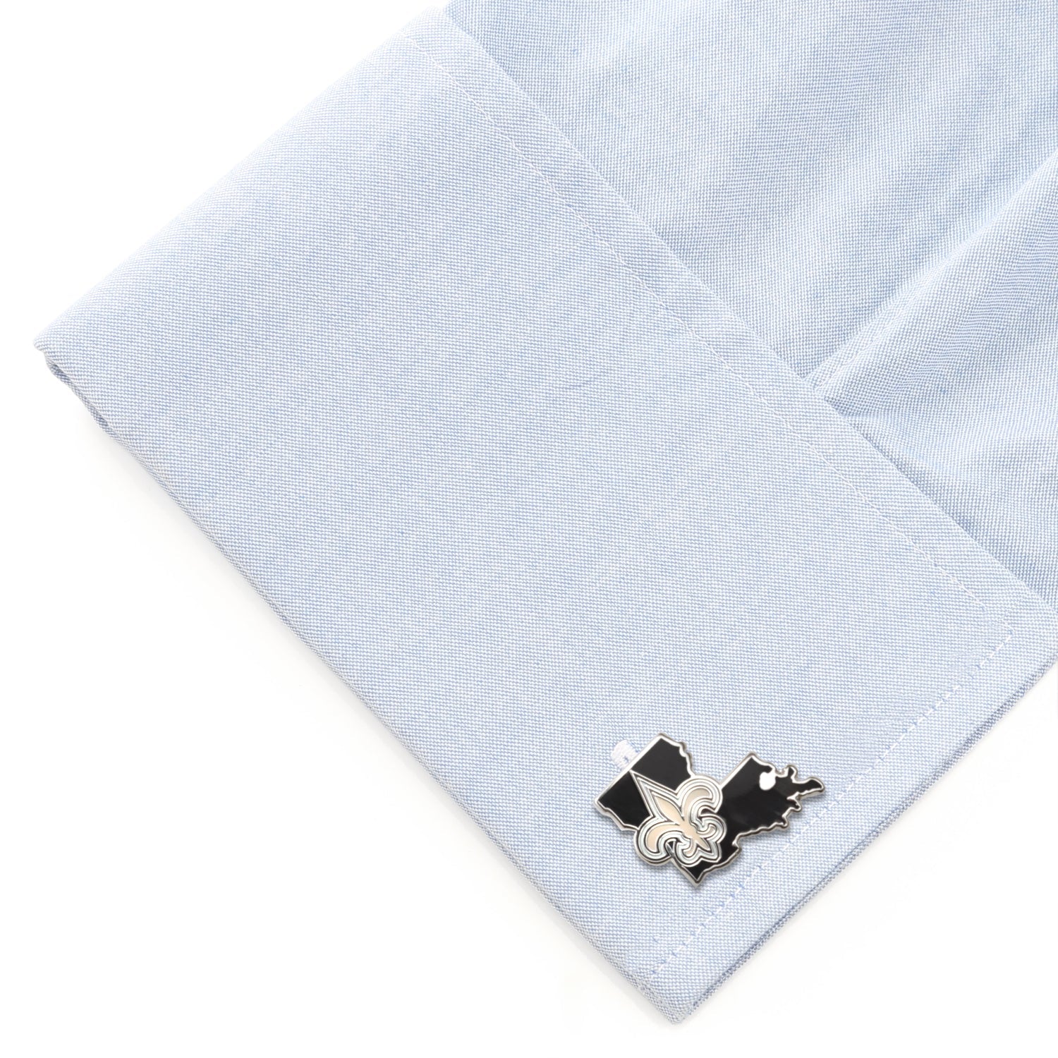 NFL New Orleans Saints State Shaped Cufflinks