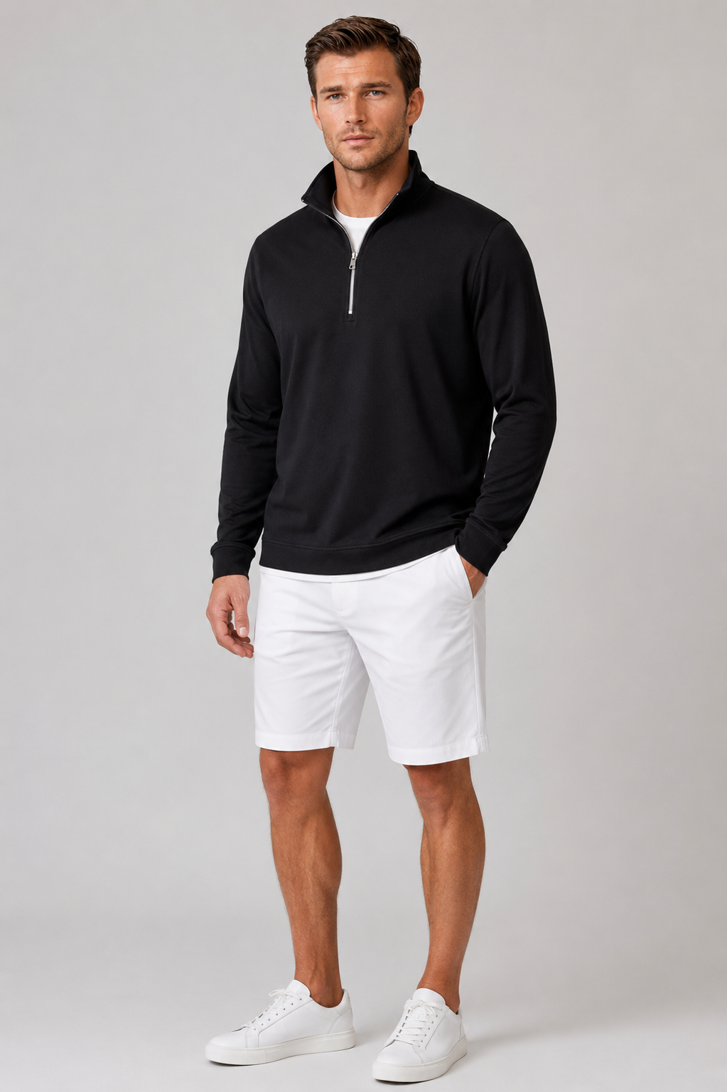 Buki Cinqo Travel Half Zip - Black