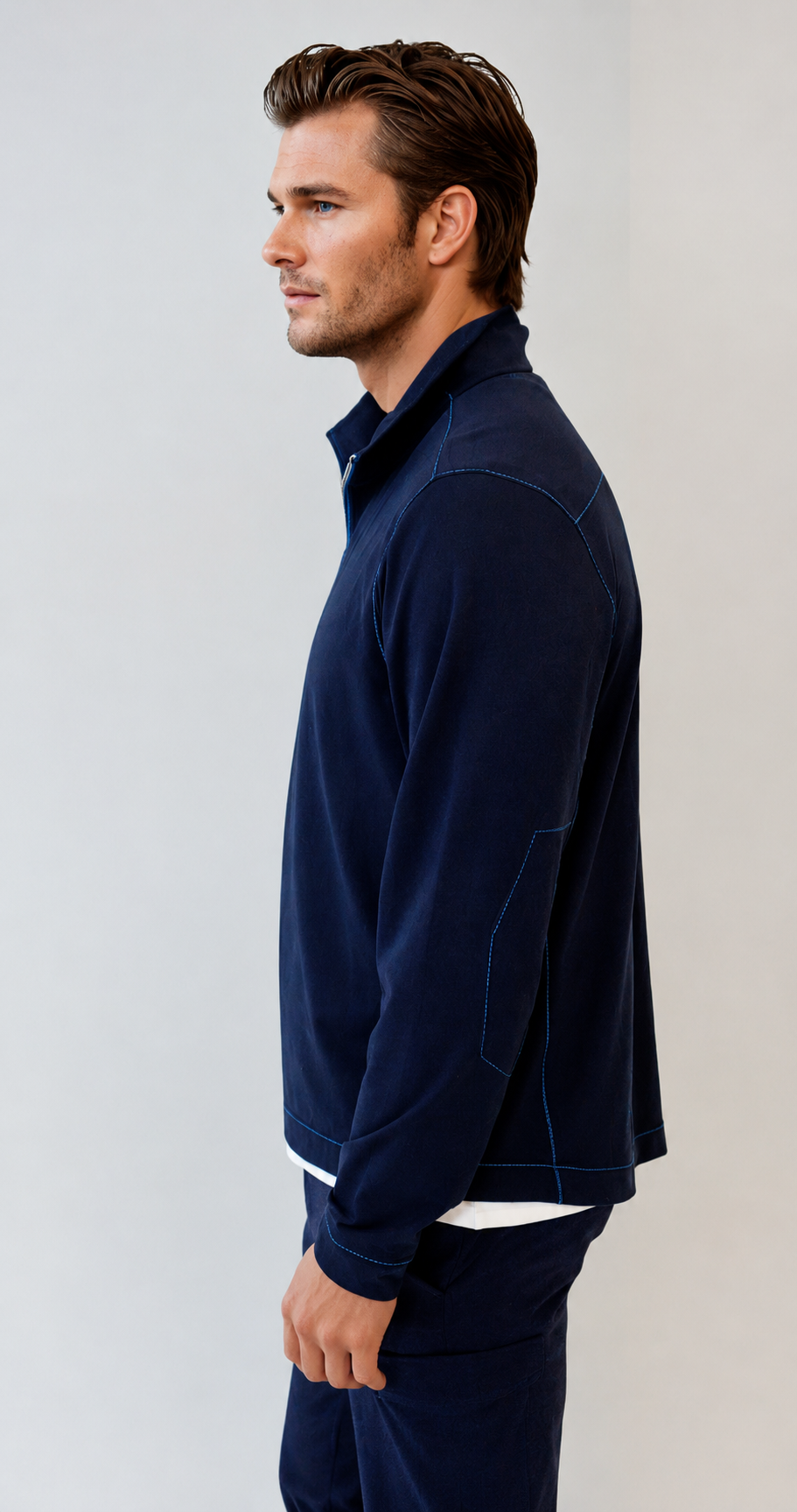 Buki Cinqo Travel Half Zip - Navy