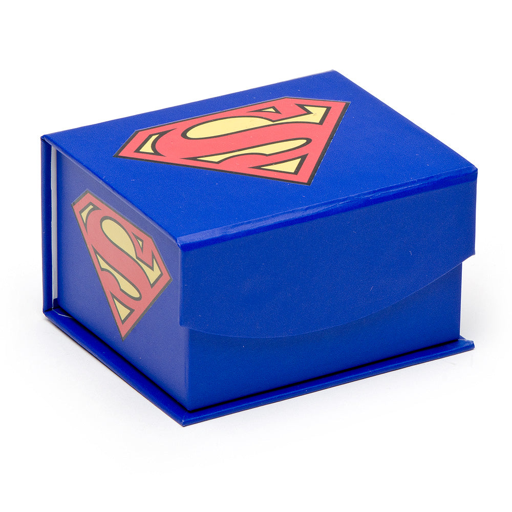 DC Superman Shield Silver Cufflinks