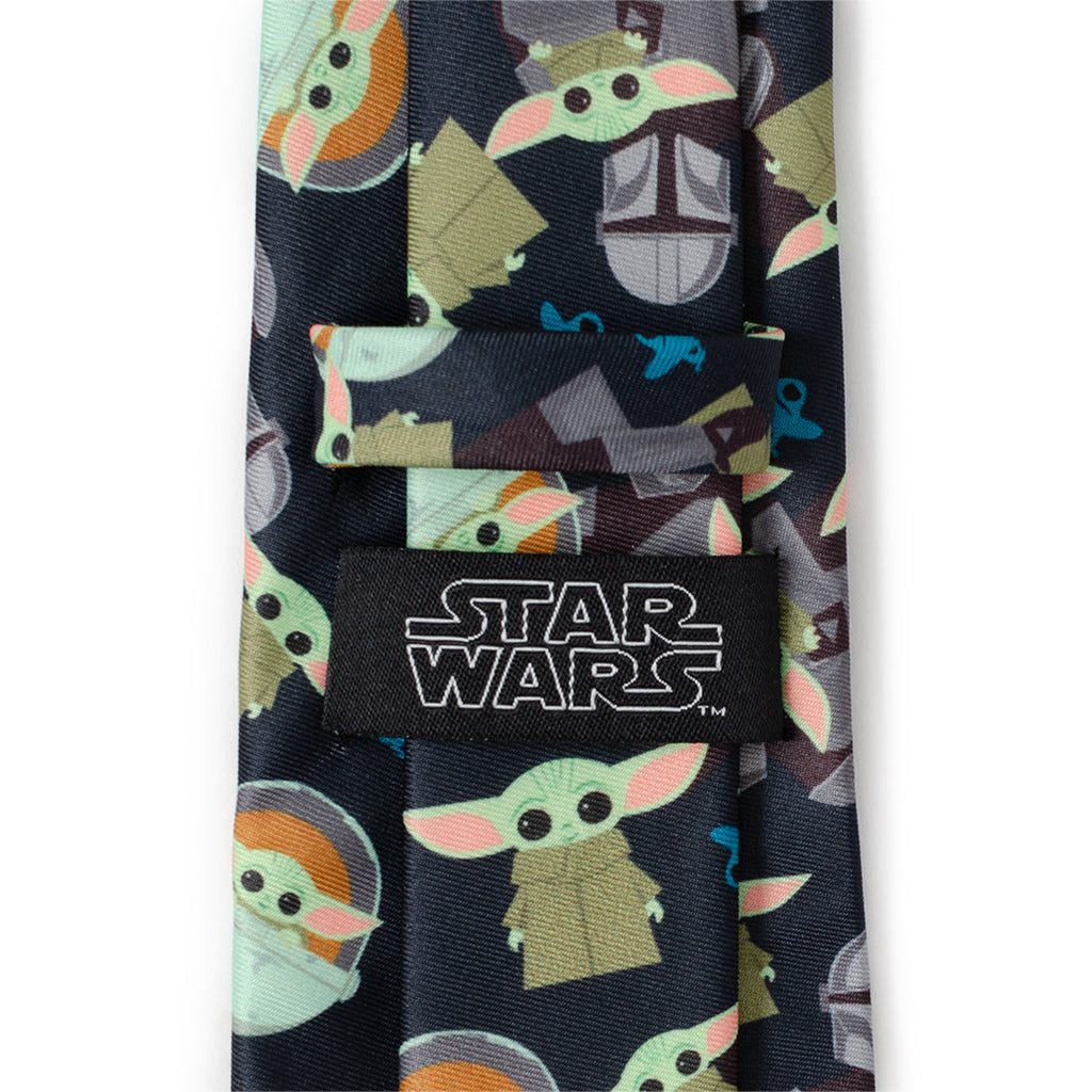 Mando Grogu Navy Men's Tie