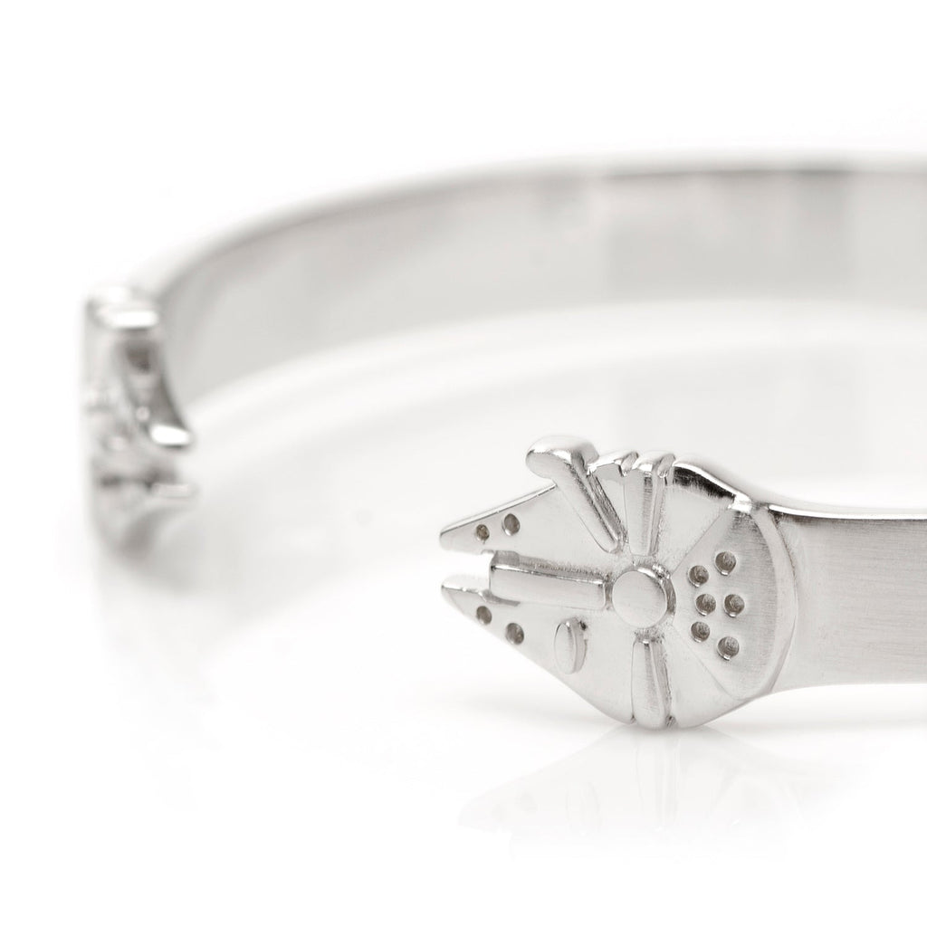 Star Wars Millennium Falcon Stainless Steel Cuff Bracelet