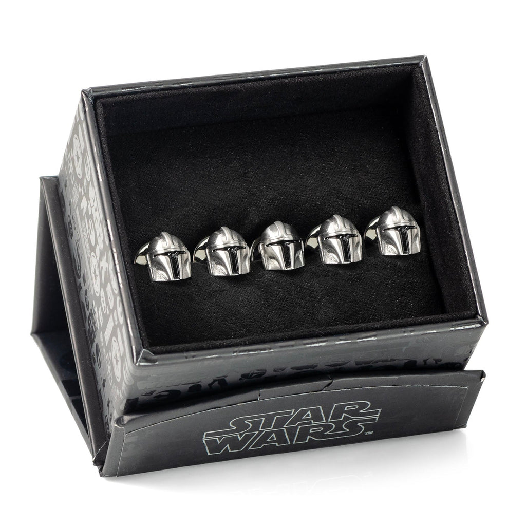 3D Mandalorian Helmet Studs