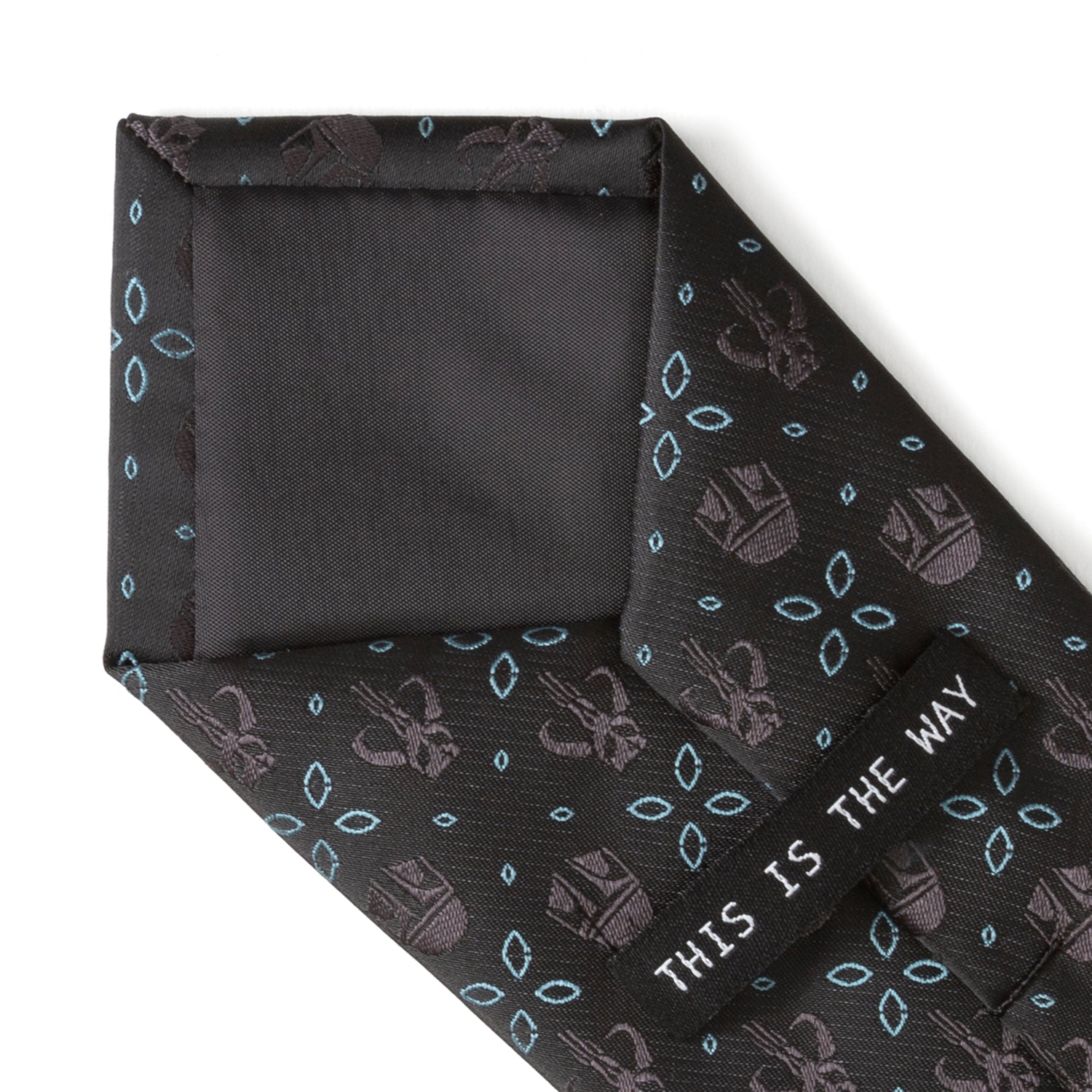 Star Wars Mandalorian Motif Black Tie
