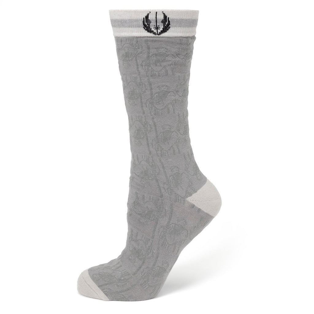 Star Wars Obi-Wan Kenobi Gray Socks and Lapel Pin Gift Set