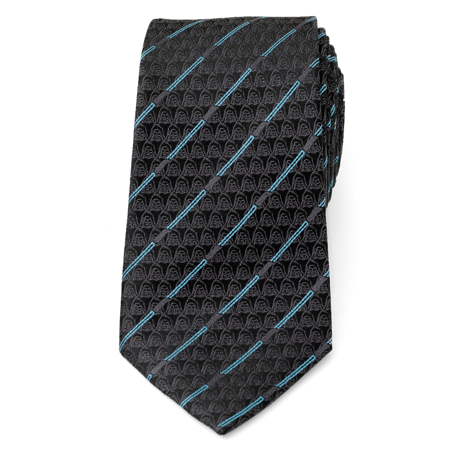 Star Wars Obi-Wan Kenobi LIGHTSABER Pattern Black Tie