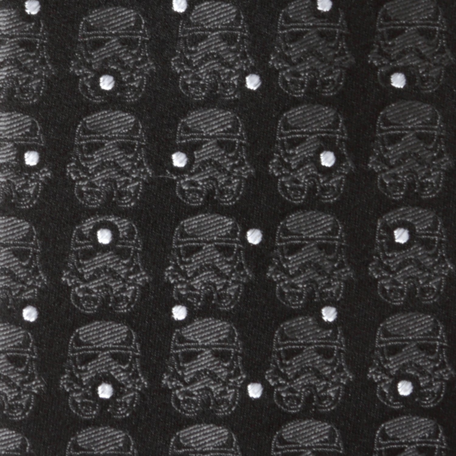 Star Wars Stormtrooper Dotted Black Tie