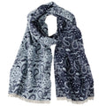 Star Wars Darth Vader Blue and Gray Paisley Scarf