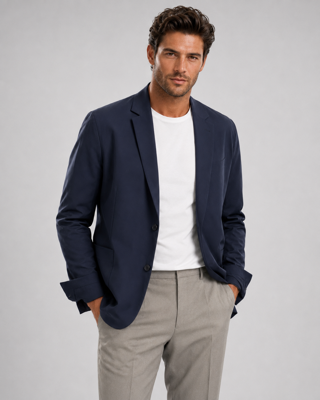 Buki Tech Travel Blazer - Navy