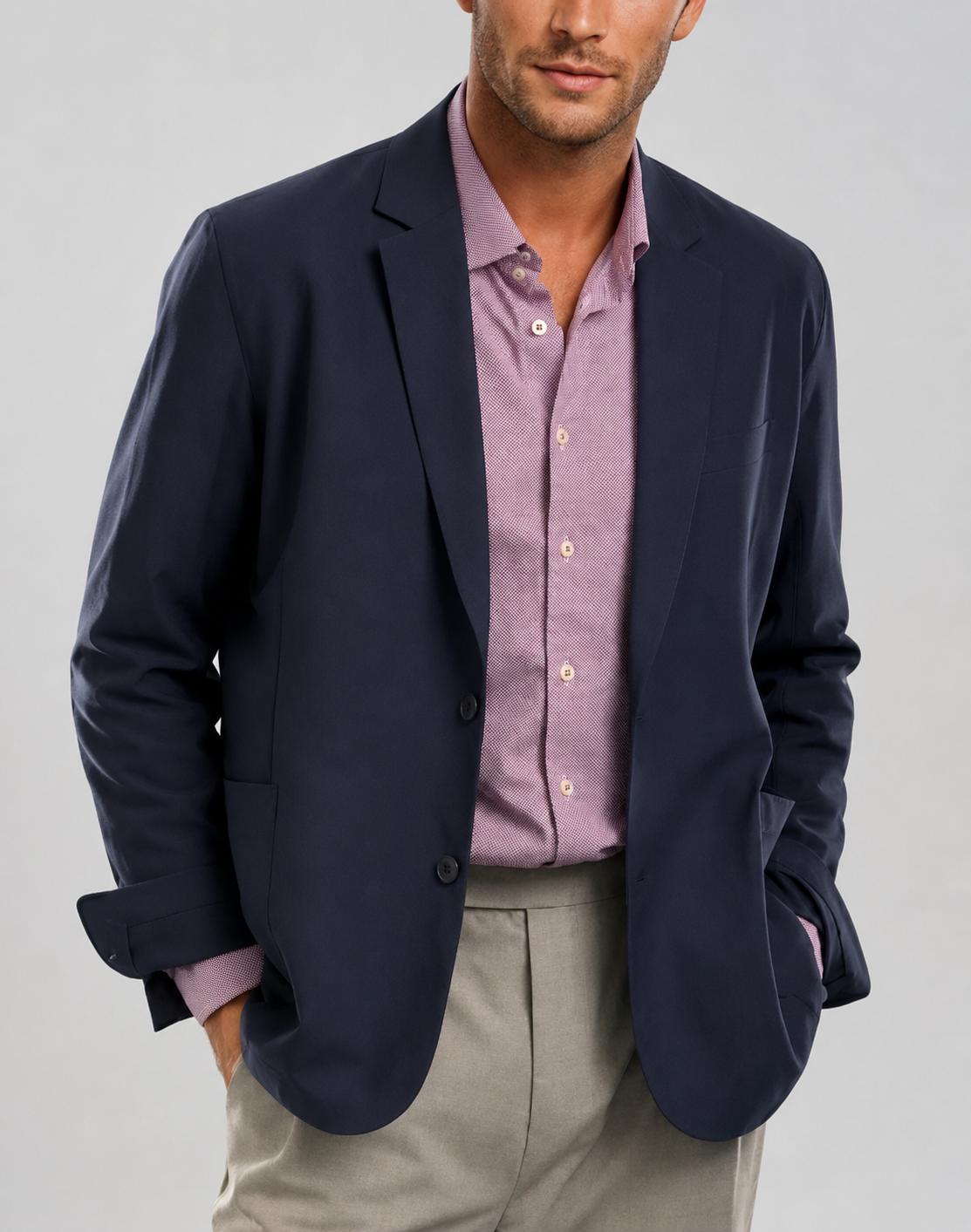 Buki Tech Travel Blazer - Navy