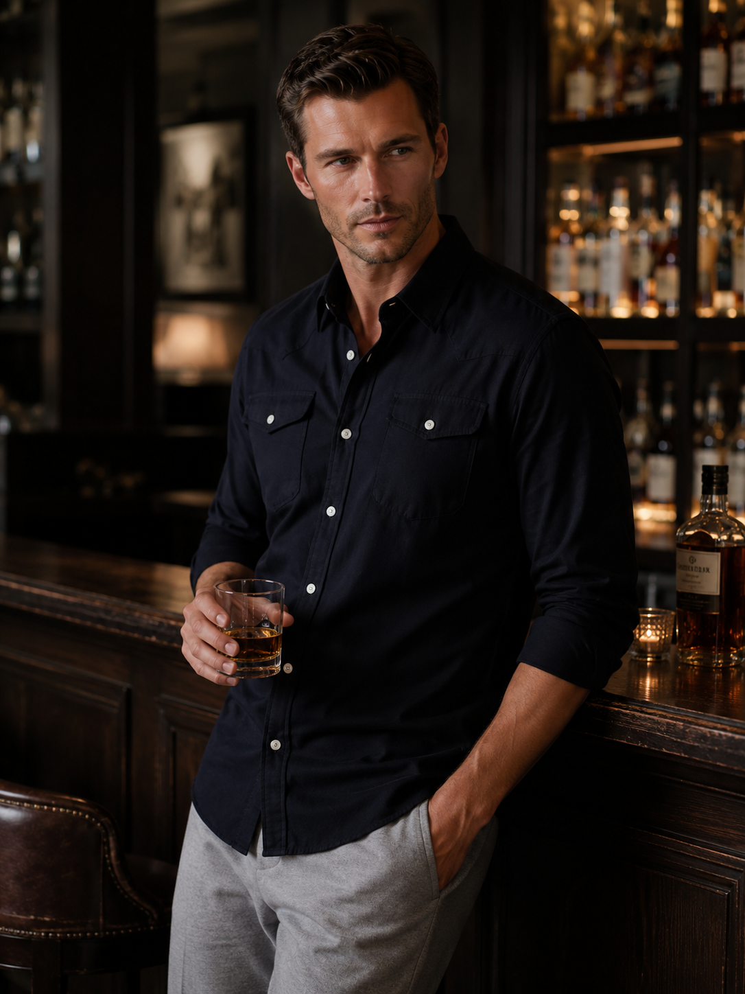 Buki’s Cinqo Western Tech Shirt - Black