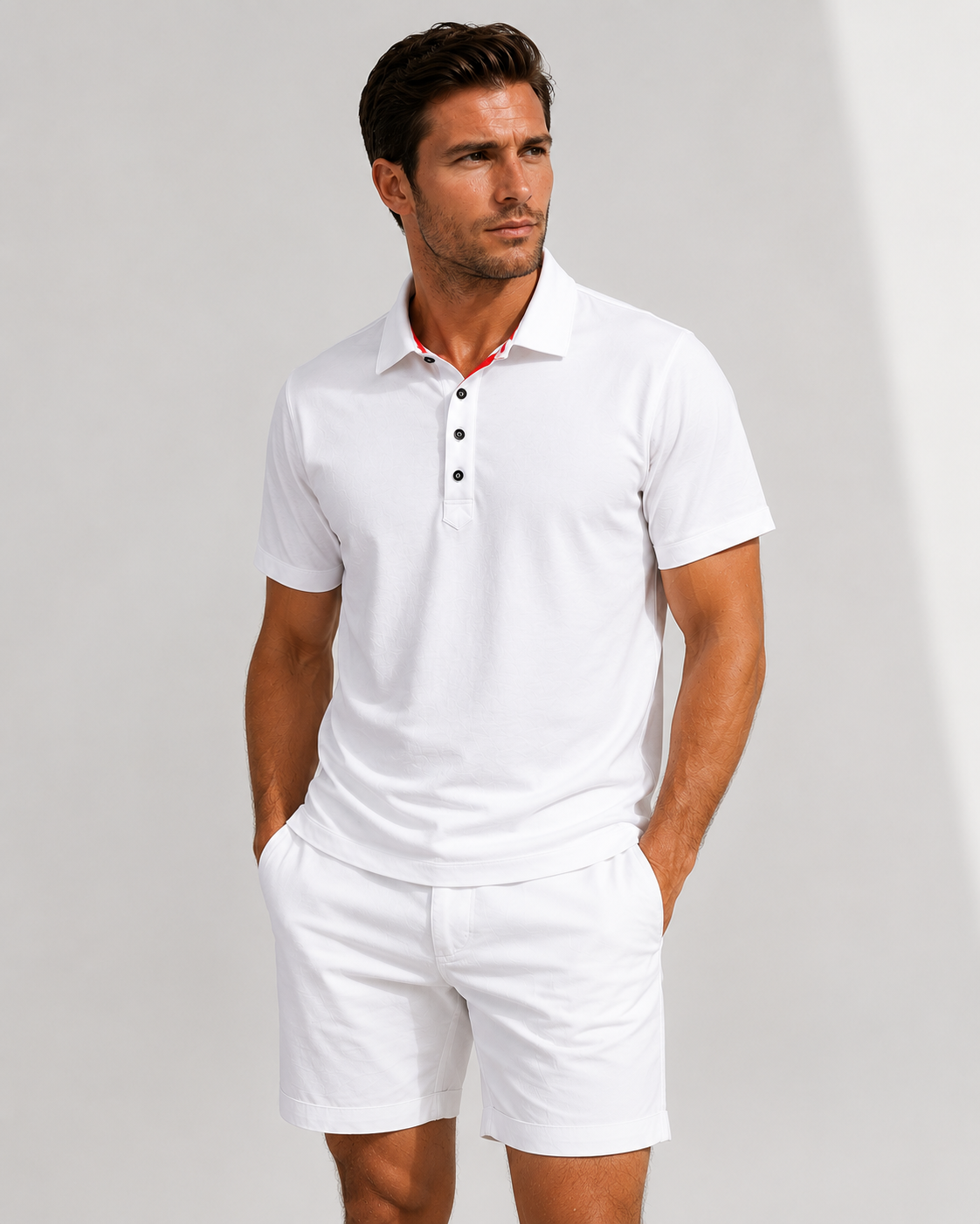 Buki Cinqo Polo 4-Pack - Navy/White/Julep/Blue