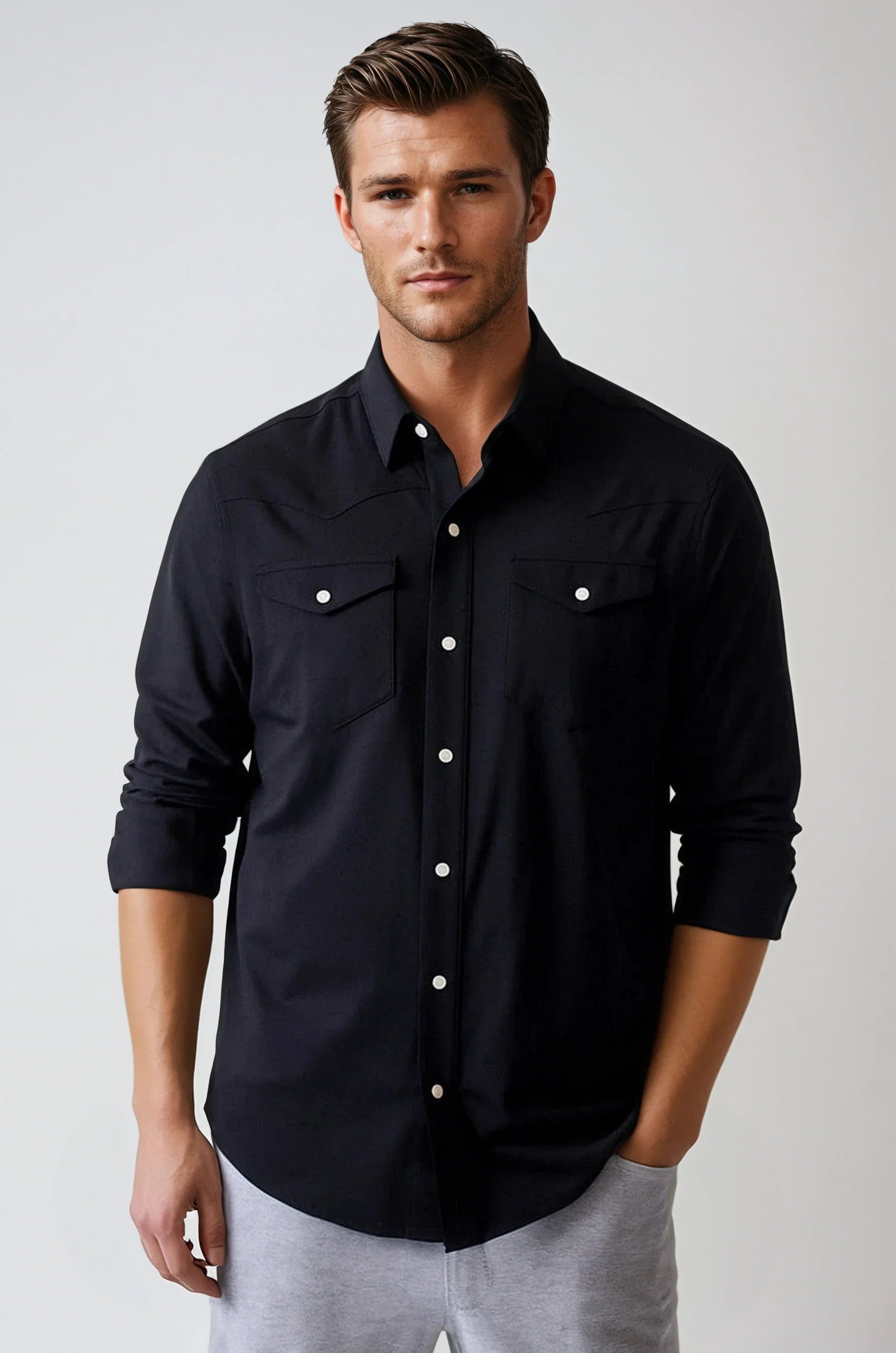 Buki’s Cinqo Western Tech Shirt - Black