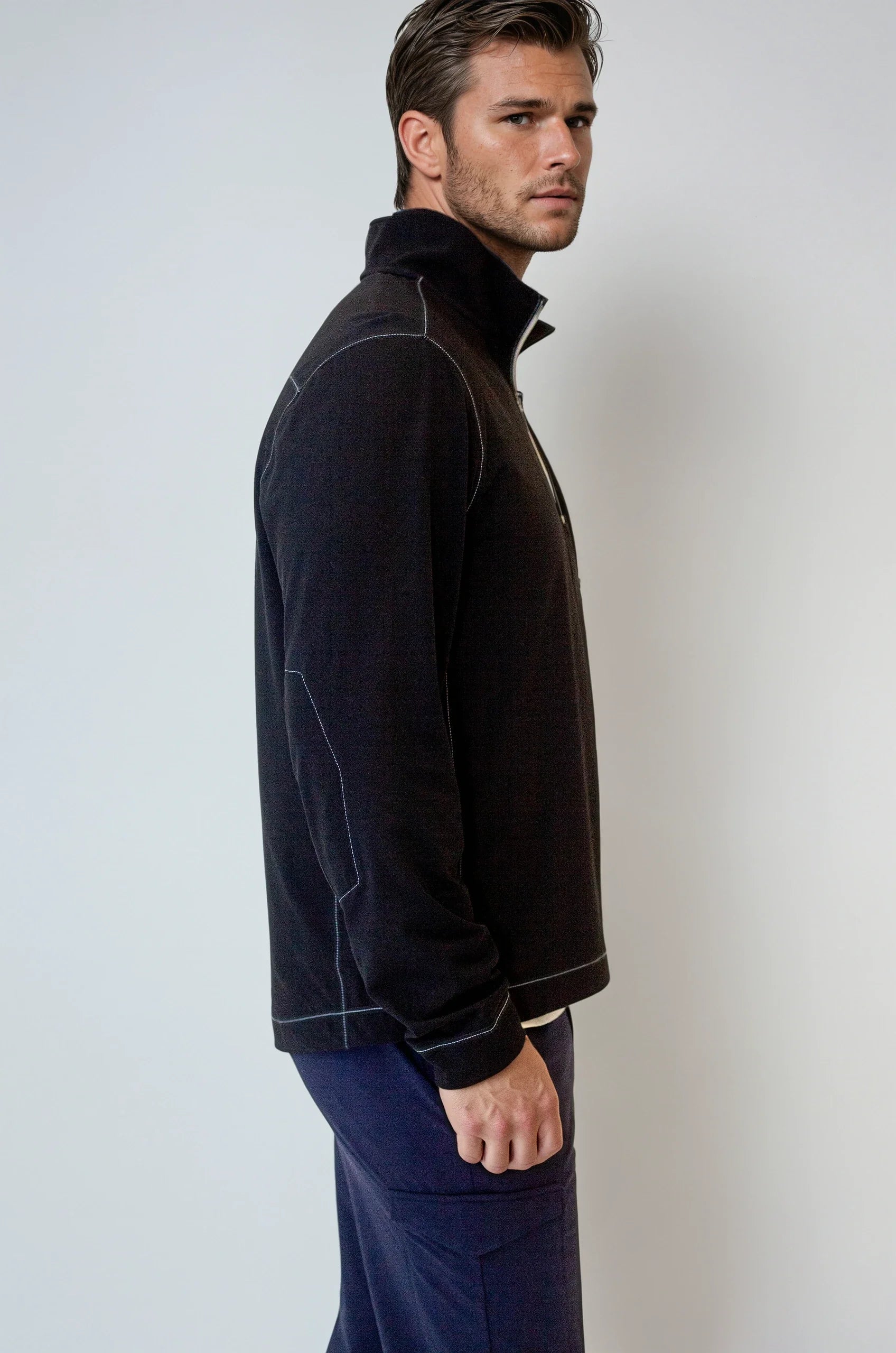 Buki Cinqo Travel Half Zip - Black