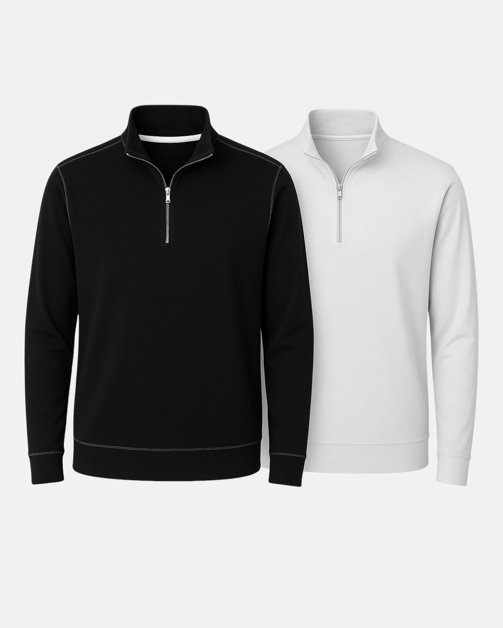 Buki Cinqo Travel Half Zip 2-Pack - Black/White