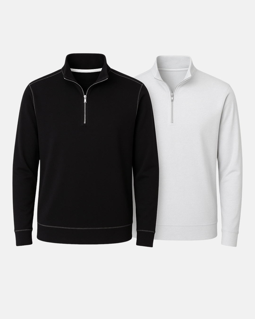 Buki Cinqo Travel Half Zip 2-Pack - Black/White