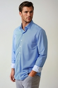 Studio Dot Long Sleeve Tech Shirt - Blue